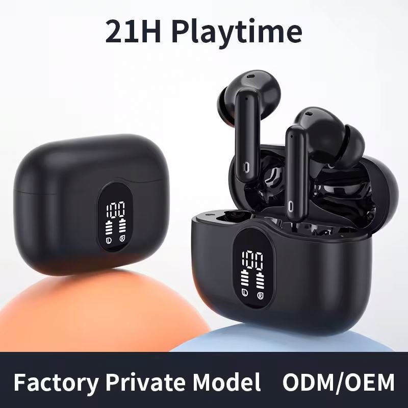 Wholesale TWS Earphones A90 Pro ANC+ENC Noise Cancellation LED Display Low Power Headphone Wireless Earbuds Auriculares