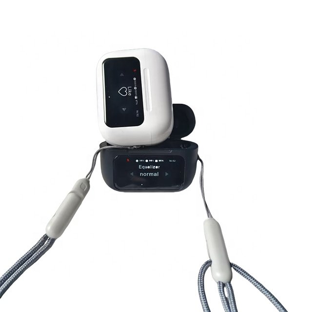 2024 New Wireless Earphone With Color Screen Touch Tws Waterproof BT Headphone Noise Canceling A9Pro Earbuds