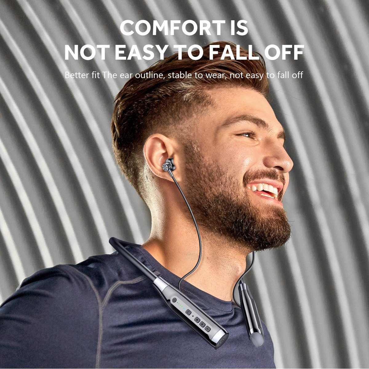 Trending 2024 New Electronics Large Battery Noise Cancelling Sport TWS Headphones for Apple Neckband Business Wireless Earphones