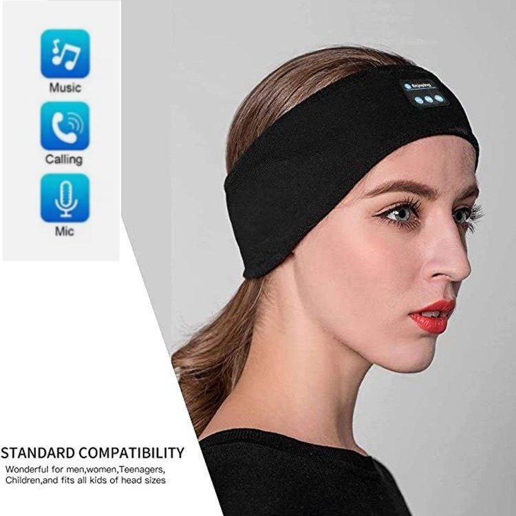 washable Wireless 8-10 hours play Earphone Sleeping Band Headphone Music Headphones Soft sports head band headset