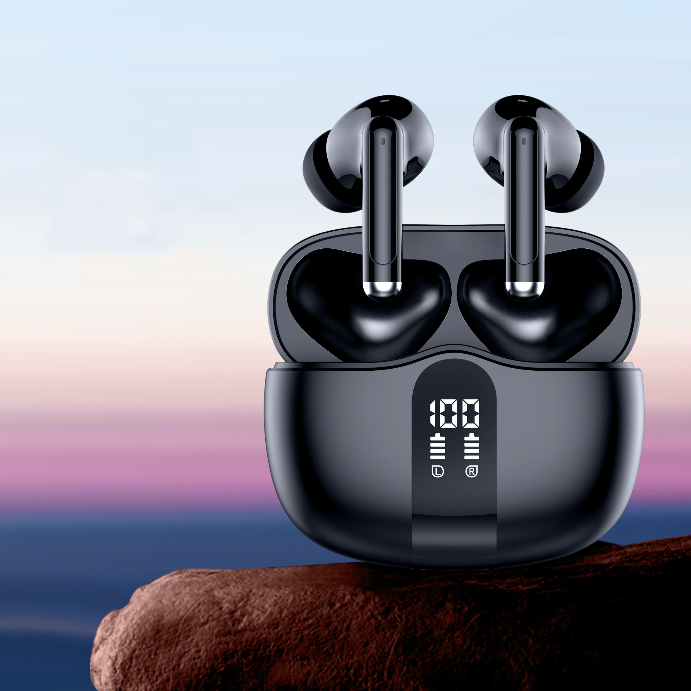 Hot Selling High Quality 3D Stereo Wireless Waterproof Sport Earbuds TWS ANC Noise Cancelling Earphones Gaming In-Ear Headphones