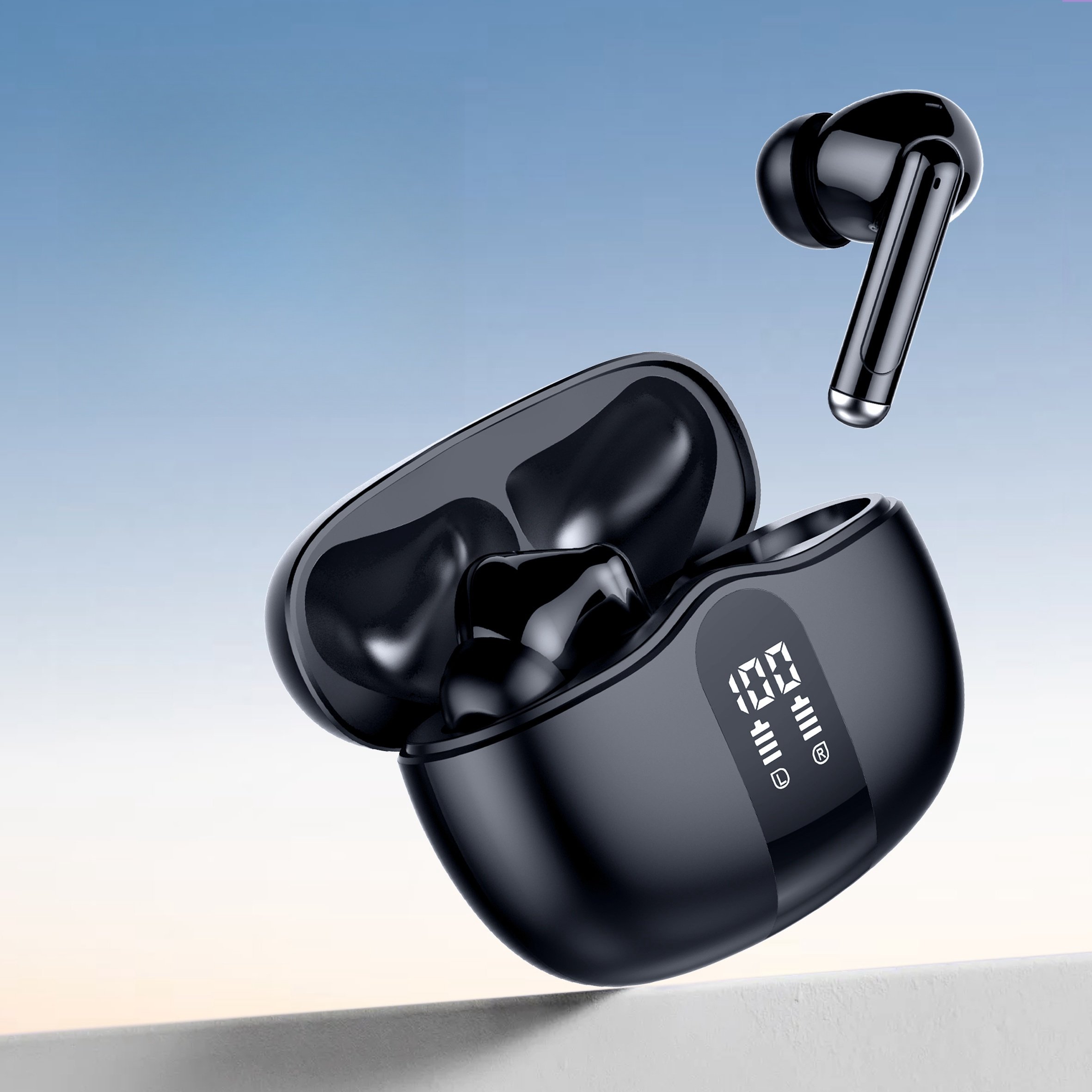 Hot Selling High Quality 3D Stereo Wireless Waterproof Sport Earbuds TWS ANC Noise Cancelling Earphones Gaming In-Ear Headphones