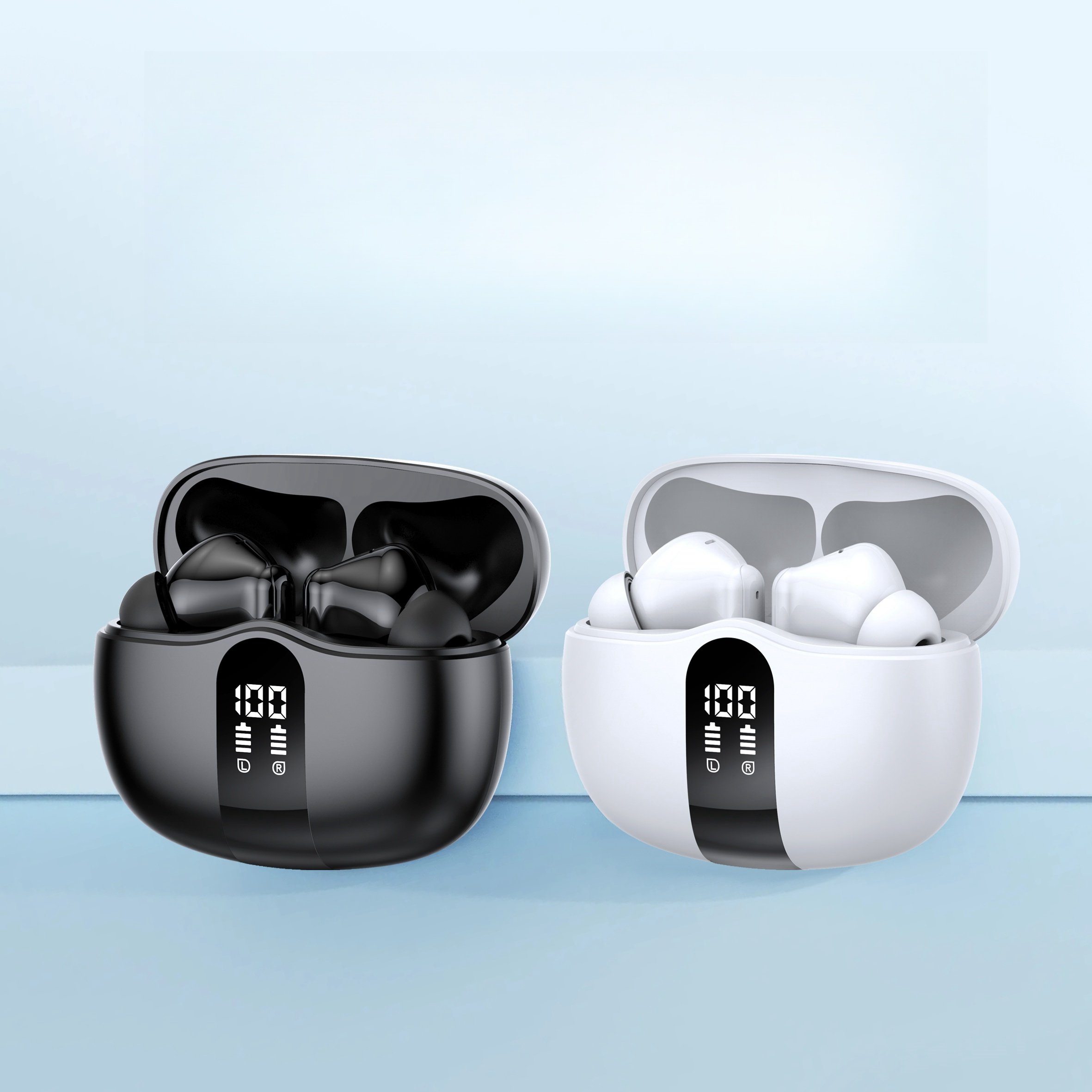 Hot Selling High Quality 3D Stereo Wireless Waterproof Sport Earbuds TWS ANC Noise Cancelling Earphones Gaming In-Ear Headphones