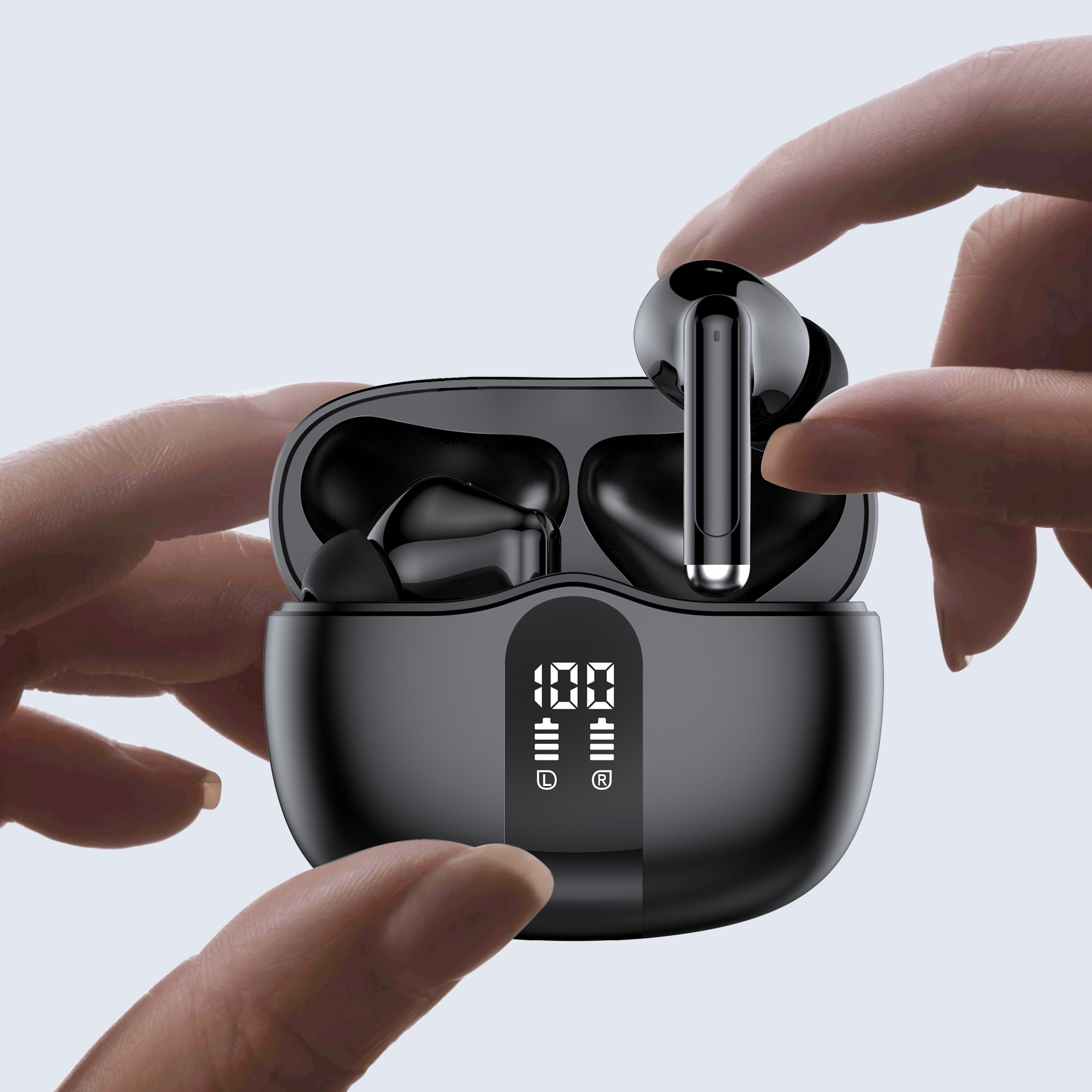 Hot Selling High Quality 3D Stereo Wireless Waterproof Sport Earbuds TWS ANC Noise Cancelling Earphones Gaming In-Ear Headphones