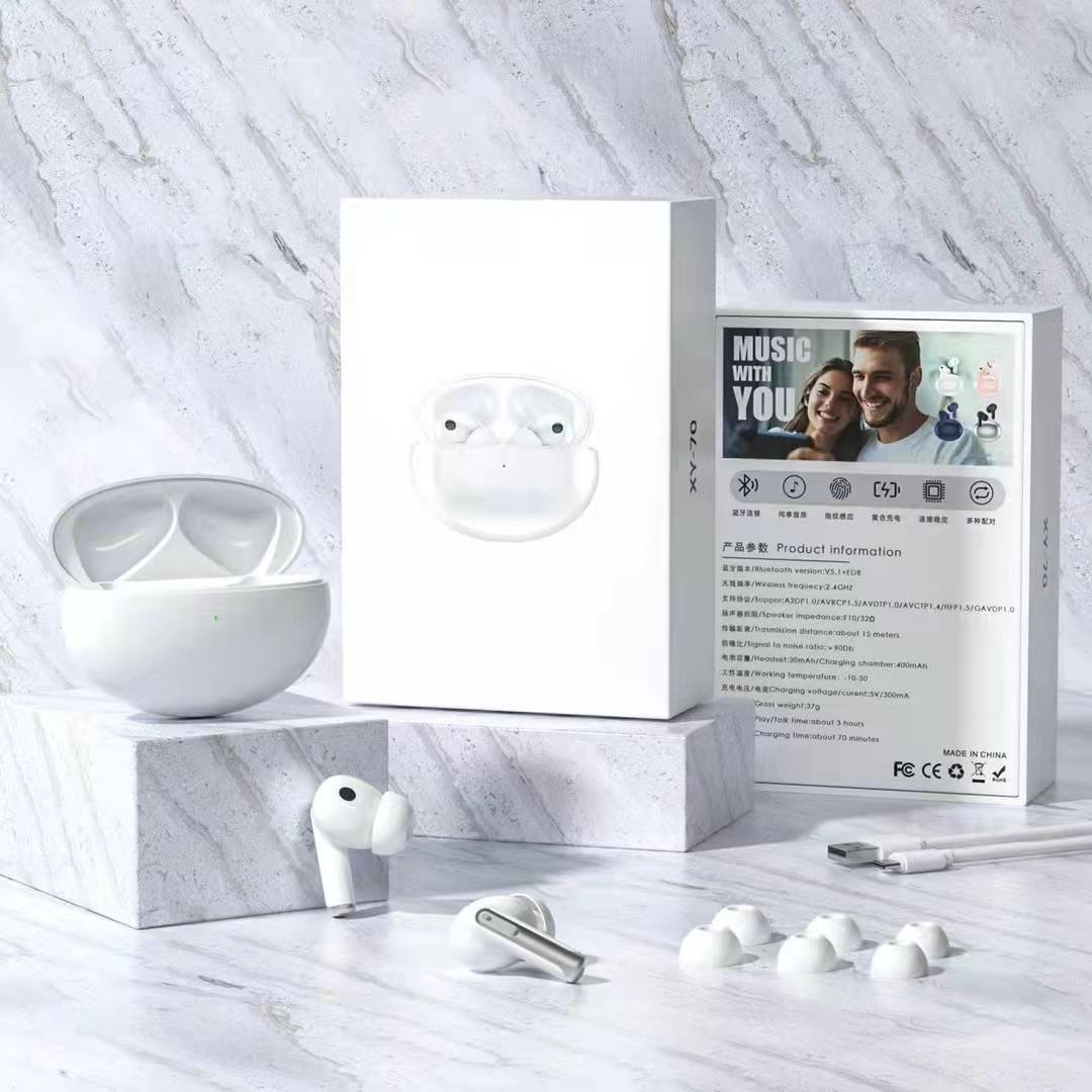 XY70 ANC ENC Earbuds High Quality Noise Cancelling Earphone TWS Headphone Deep Bass Wholesale Earbuds BT Headphones Dynamic