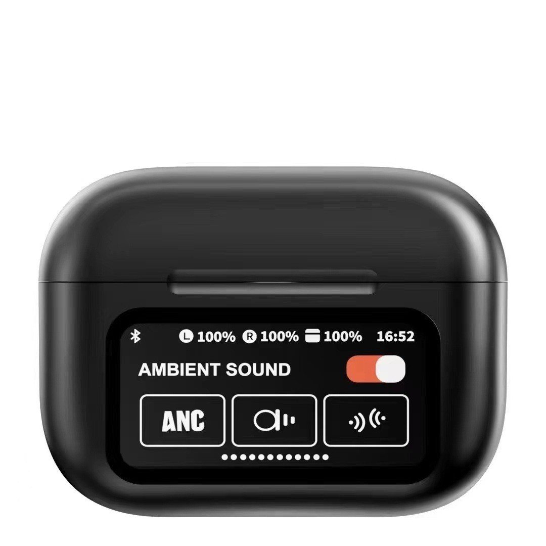 Wholesale A9 PRO TWS Wireless Earbuds ANC Touch Screen Digital Display Battery Indicator Gaming Noise Cancelling Waterproof