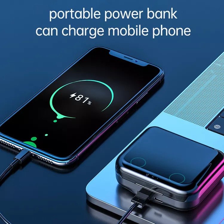 Audifonos M21 4 in 1 HI-FI multi-point pairing connect two devices 111 powerbank auriculares Wireless bluetooth earphone Earbuds