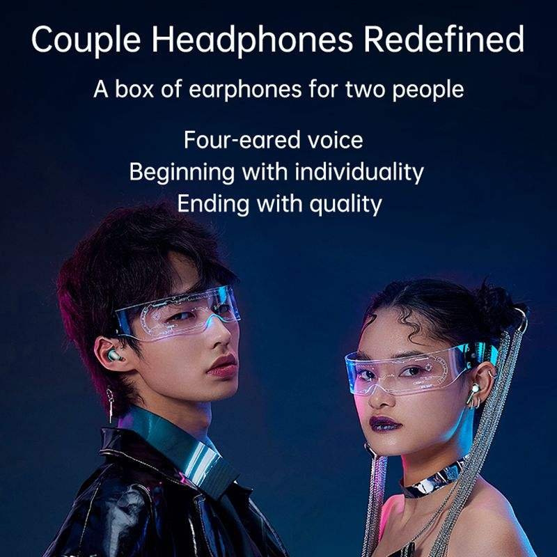 Audifonos M21 4 in 1 HI-FI multi-point pairing connect two devices 111 powerbank auriculares Wireless bluetooth earphone Earbuds