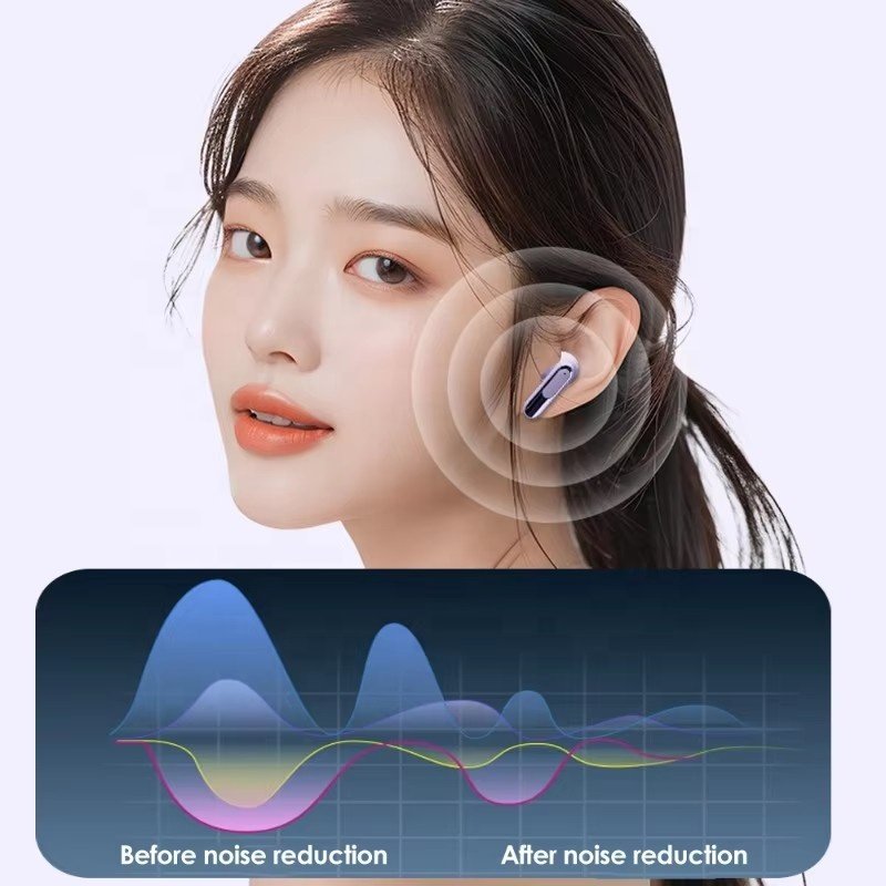 V20 LED Touch screen super bass Wireless bt Headphones Earphones Active Noise cancelling Color Screen in-ear Touch Sport earbuds