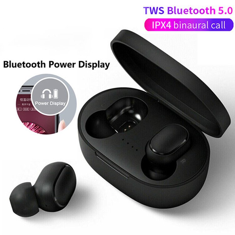 A6S Headsets Wireless Earbuds 5.0 TWS Earphone Noise Cancelling Mic for iPhone Xiaomi Redmi Airdots Huawei Samsung