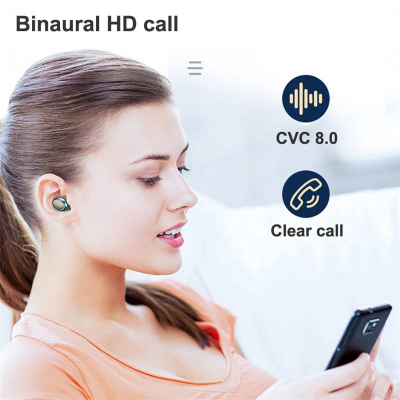 F9 Stereo In-ear Headphone BT 5.3 Sports Mini Headset LED Display Wireless Earbuds Earphone TWS Earbuds Air-pods