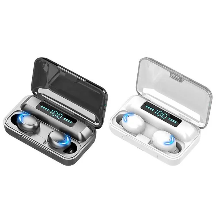F9 Stereo In-ear Headphone BT 5.3 Sports Mini Headset LED Display Wireless Earbuds Earphone TWS Earbuds Air-pods