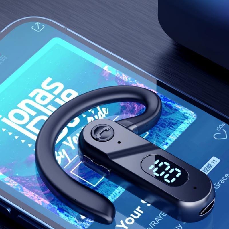 Ear buds noise cancelling tws earphones & headphones wireless earbuds Bone Conduction business wireless Single Hook Headset