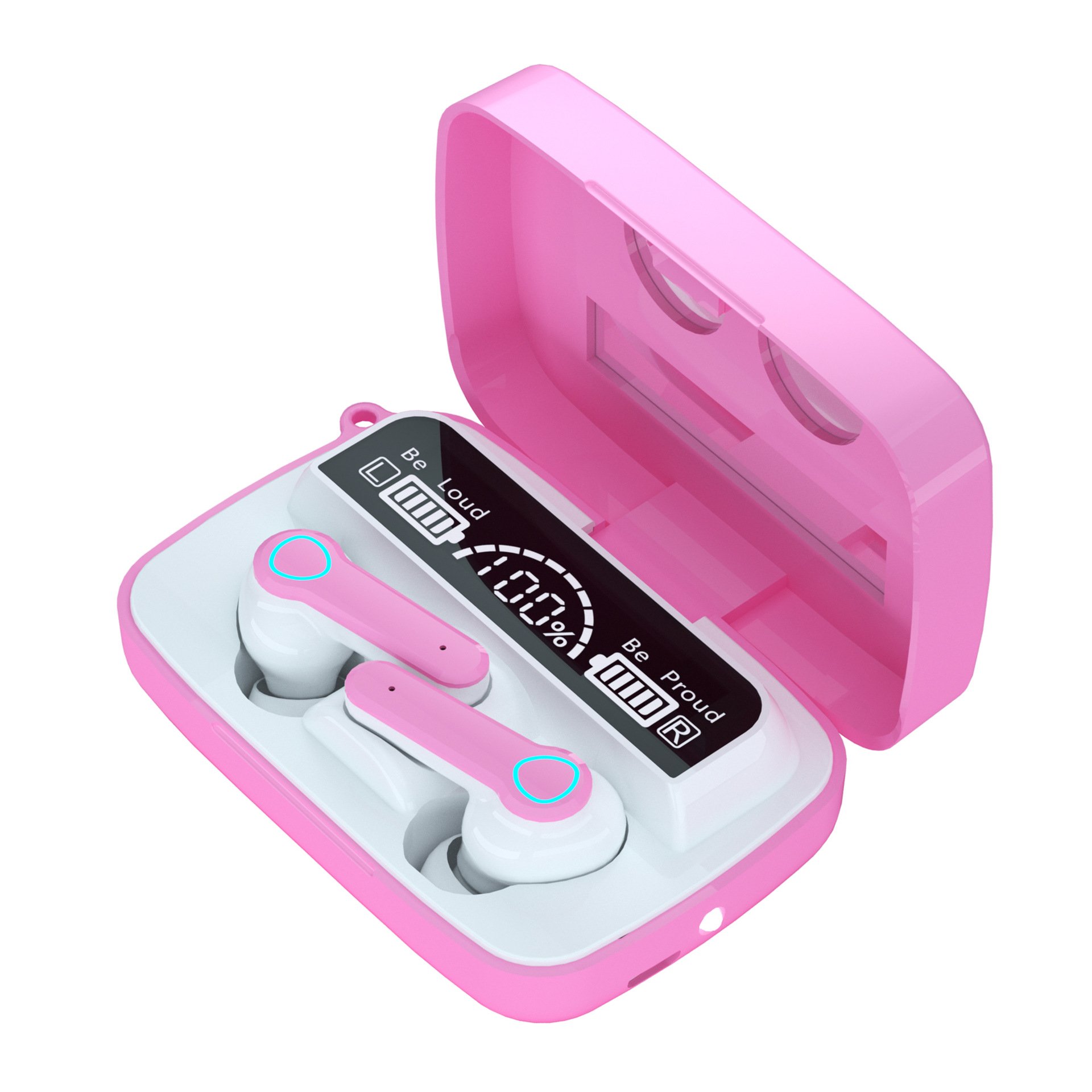 Mini gaming wireless headphones M19 LED power display earbuds Noise Cancelling Wireless outdoor sport Earbuds TWS Earphone