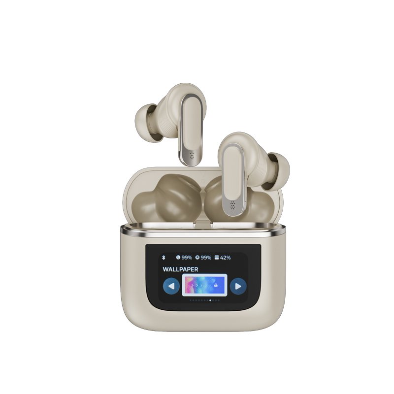 With Touching Screen High Quality TWS Earbuds Noise Cancellation Earphone Applicable To Outdoor For Sports For Gaming