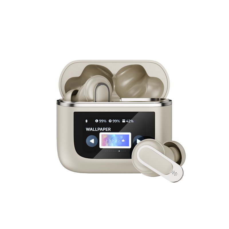 With Touching Screen High Quality TWS Earbuds Noise Cancellation Earphone Applicable To Outdoor For Sports For Gaming