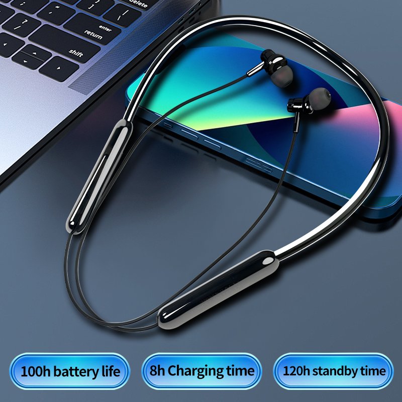 IPX5 Waterproof TWS Earphones Sporty Design USB Type-C Charging Port 10mm Rich Bass Drivers Bluetooth V5.3 In-Ear Headphones