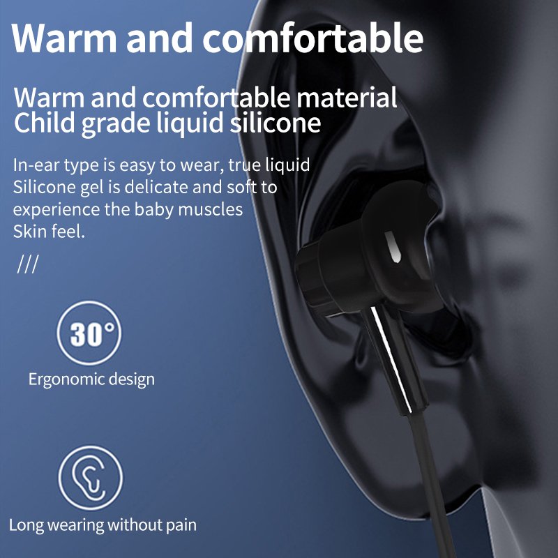 IPX5 Waterproof TWS Earphones Sporty Design USB Type-C Charging Port 10mm Rich Bass Drivers Bluetooth V5.3 In-Ear Headphones