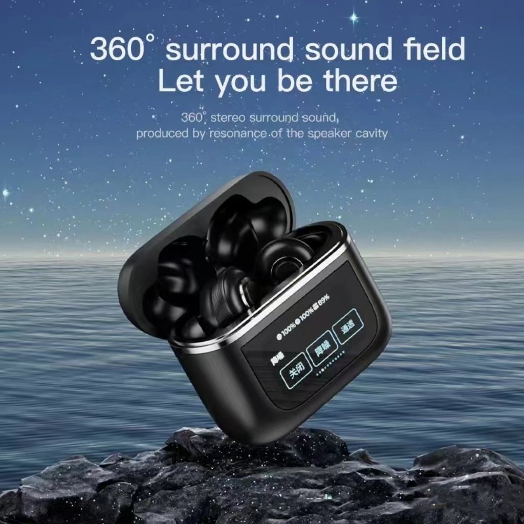 New TOUR PRO 2 True Wireless Earphones with Noise Cancelling Sport Earbuds Smart LCD Screen Microphone Fast Charging V8 Earphone