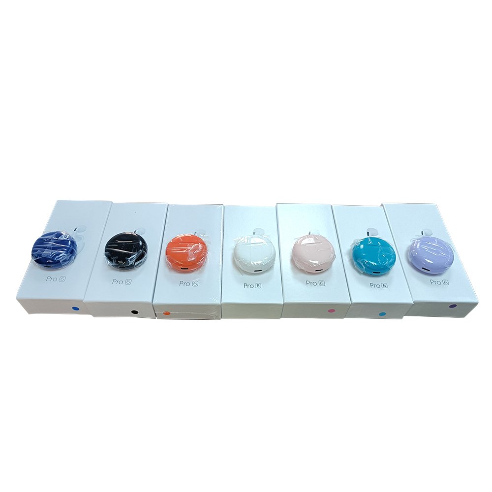 Wholesale cheap Pro6 Earbuds Wireless Tws Hifi Earphones High Quality Sports Headphones in-ear Pro 6