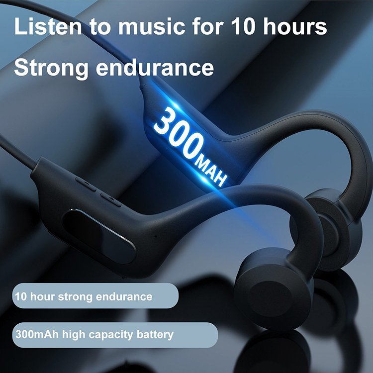 VG02 Wireless Headphones Sound Bone Conduction Earphones JS6 TWS Audifonos Waterproof Sport Earbuds Headset For Mobile Phone