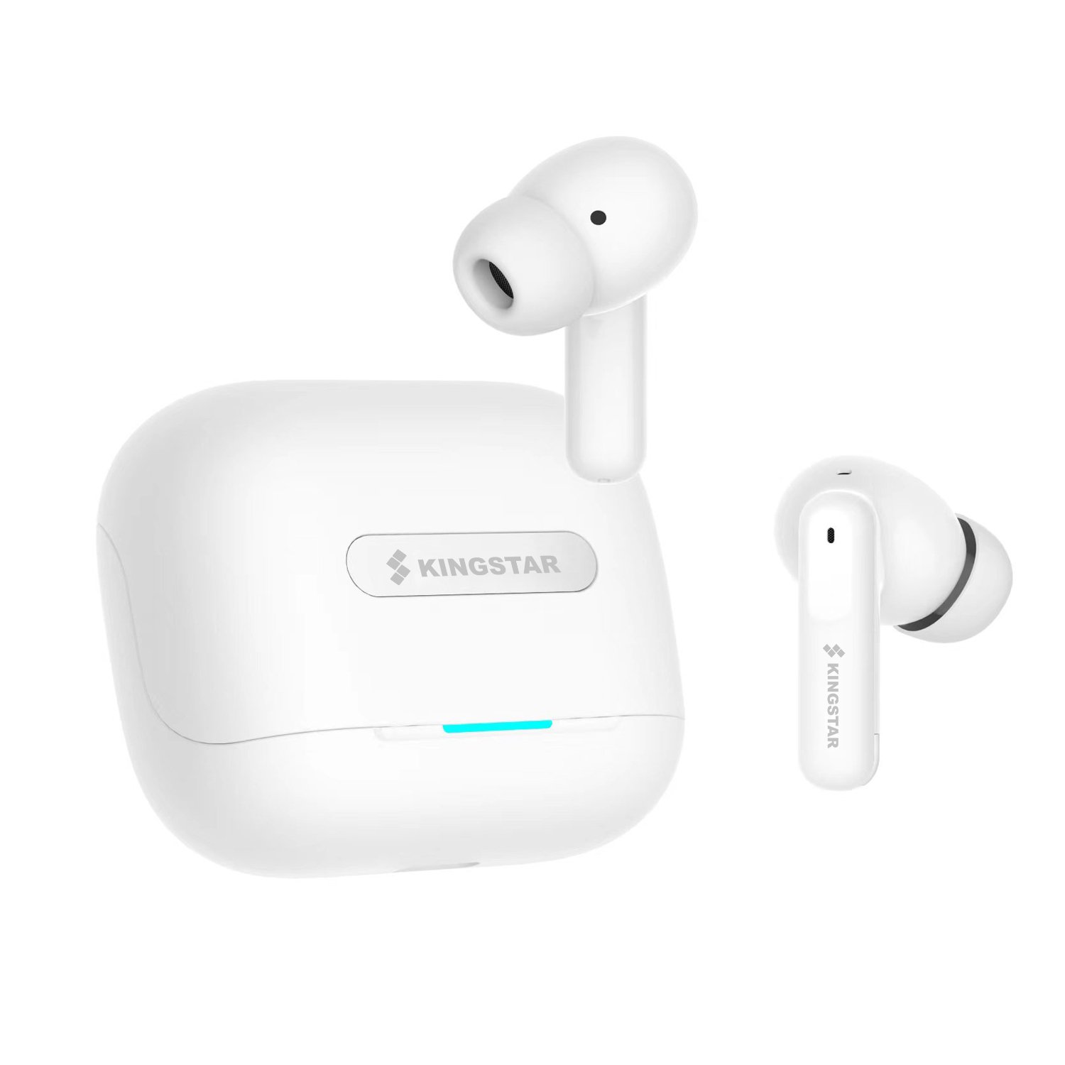4 microphone ENC call noise reductioin led battery display TWS wireless earbuds