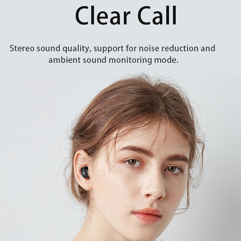 Hot Sale Factory Wholesale Low Latency TWS Small Wireless Headphone Earphones Earbuds Gaming Wireless Headphone