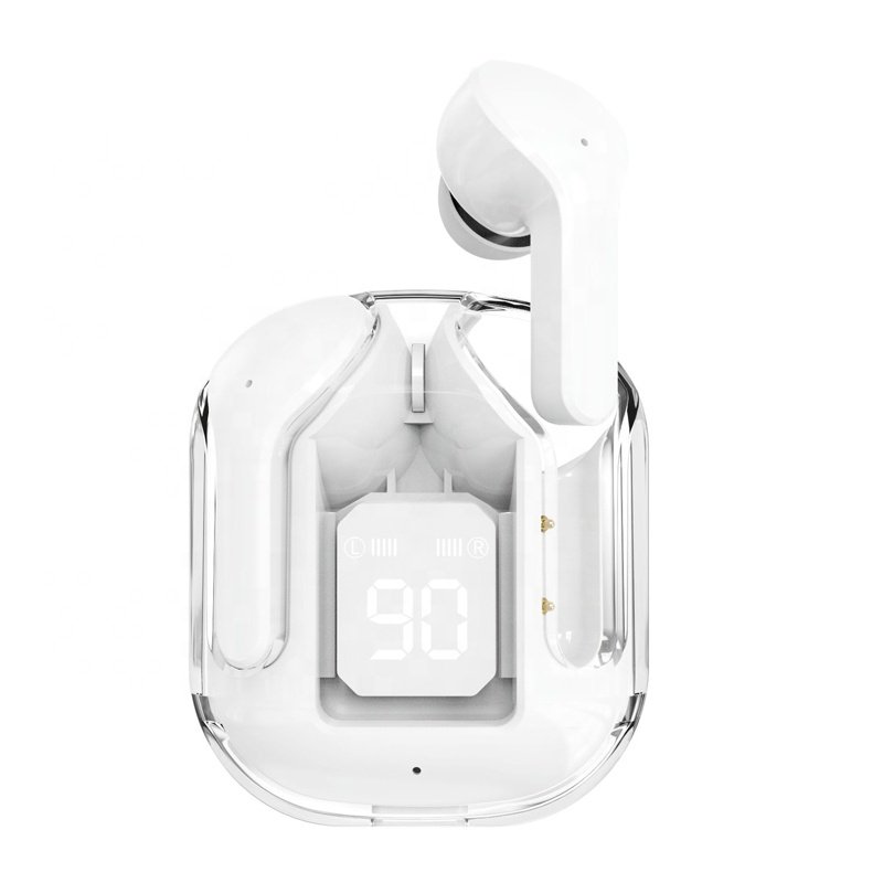 Ready to ship wireless headphone accessories audifonos air 31 transparent earbuds bluetooths auriculares earphones with case