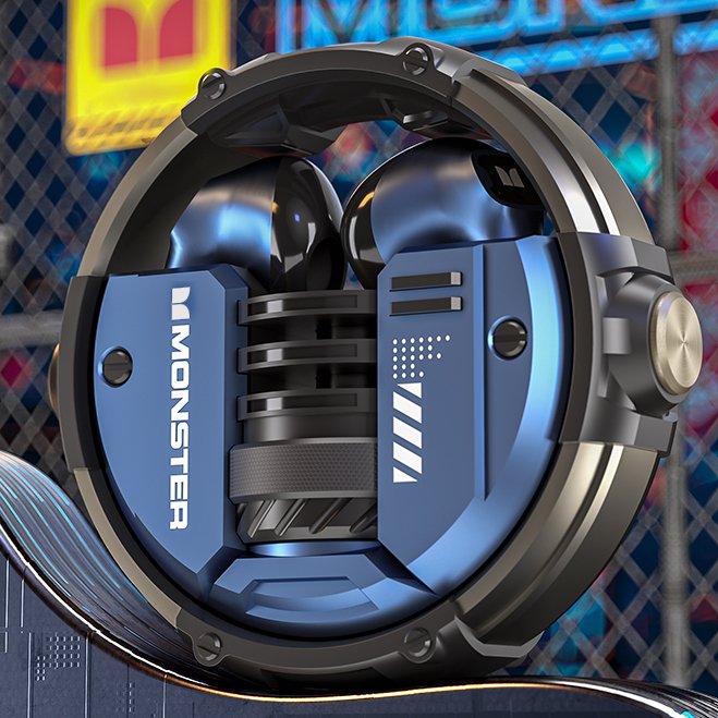 Good Quality Monster XKT10 Tws Cool Wireless Headphones Sports Touch-controlled In Ear Headset Earphones
