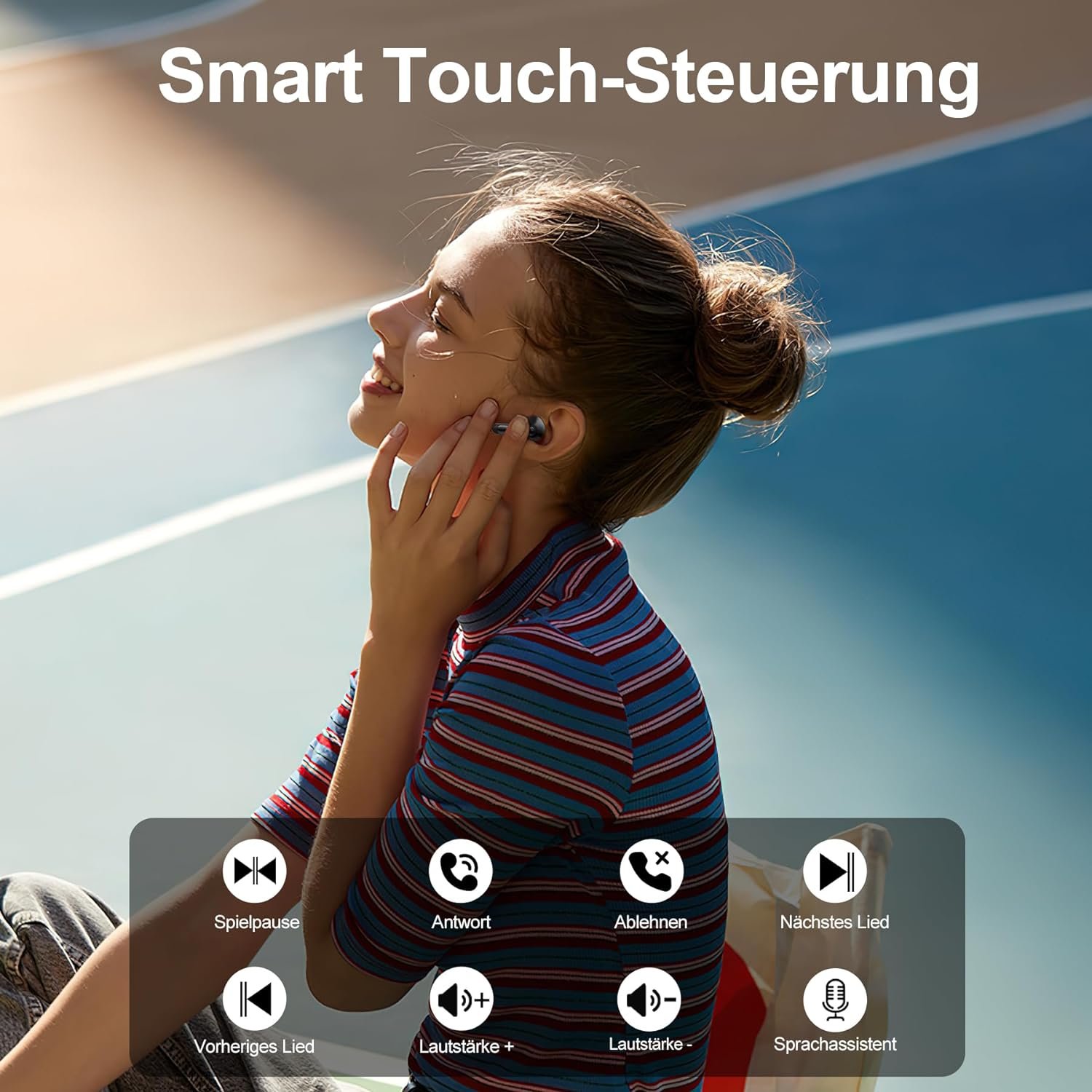 soundmonster new noise-cancelling wireless touch Bluetooth headphones