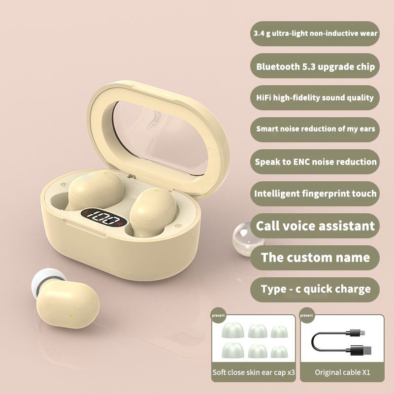 E8S TWS Earbud 2023 In-ear Headphones Waterproof Fones De Ouvido Mini Colorfoul Wireless Earphones Headphones with LED Display
