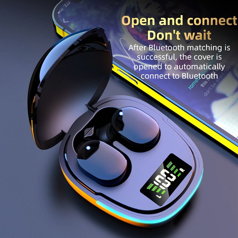 New Game Tws G9S Bt 5.1 Low Latency Earphone 8D Hi Fi Led Light Touch Wireless Earbuds In-ear Gaming Headsets