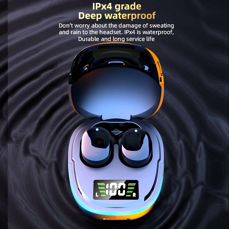 New Game Tws G9S Bt 5.1 Low Latency Earphone 8D Hi Fi Led Light Touch Wireless Earbuds In-ear Gaming Headsets