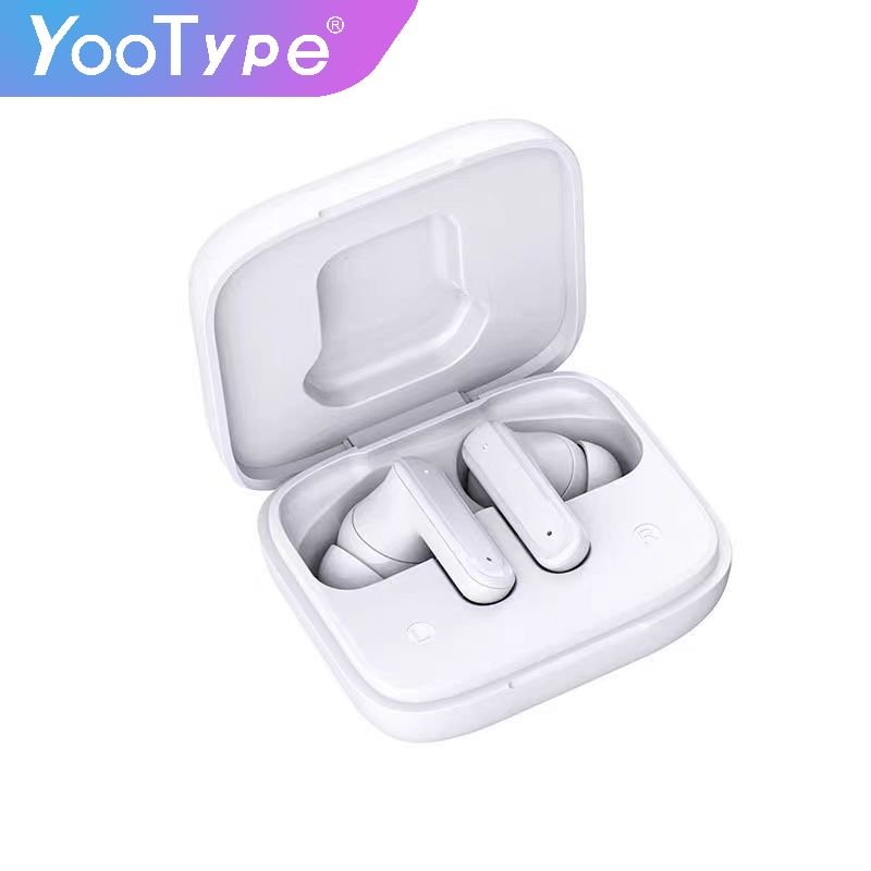 YooType V10 ANC active noise cancelling tws earbuds LED touchscreen ENC clear call quality IPX5 gaming deep bass stereo earphone