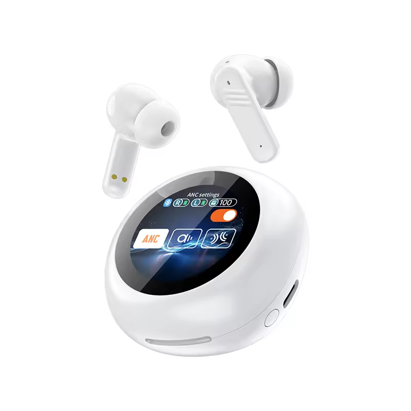 LX30 ANC Touch Screen Active Noise Cancelling Earbuds Wireless 5.4 Earphones In Ear Sports Headphones ENC TWS for Amazon iPhone