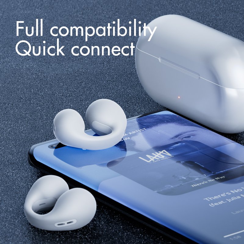 2023 New for Ambie Sound Earcuffes TWS Wireless Headphone V5.3 Stereo Sports Waterproof Earhook Earphones With Microphone