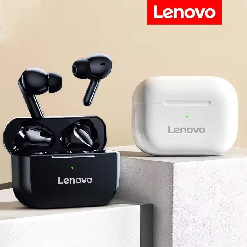 Wholesale original For Lenovo LP40 TWS Wireless Bluetooth Earphones Noise Reduction Touch Sports Gaming Stereo Earphones