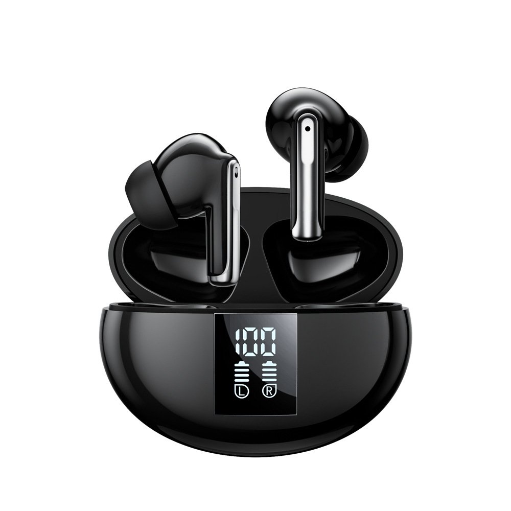 XY-15 ANC ENC Digital Display BT Earphones In Ear Wireless Headphones Noise Reduction Sports Fitness Earbuds Headset