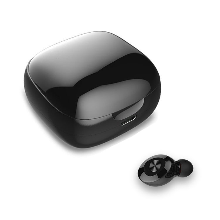 Hot selling design mini BT earphone earbuds headphone wireless BTs tws in ear earbuds with charging case