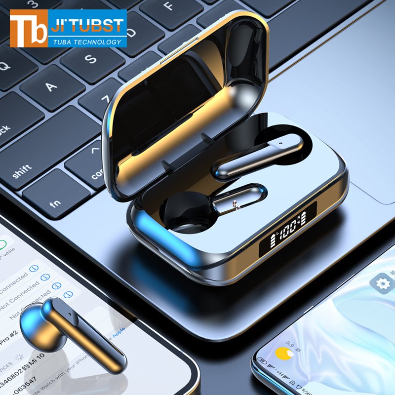 Wireless TWS Earphone Touch Noise Canceling K70 Earbuds Sports Music Game Headset gaming on-ear over-ear headphones