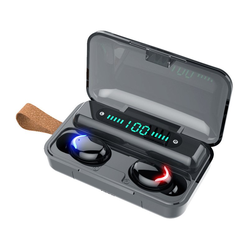 YoTu F9-5 LED Light Tws HiFi Headphone Sport Earphone Headset Mini TWS 5.3 Wireless Earbuds With Mic 2000Ahm Charging Box