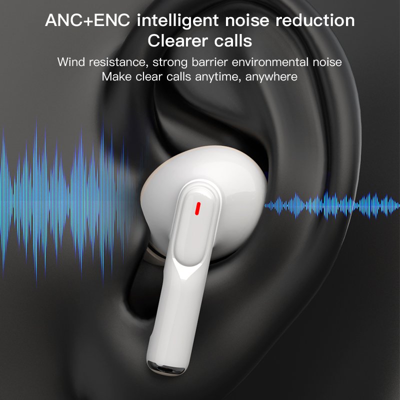 A9 PRO Full color LCD Touch Screen Earphone ANC Wireless Earbuds A9 PLUS Earbuds App control earbuds ENC Screen ANC earphone