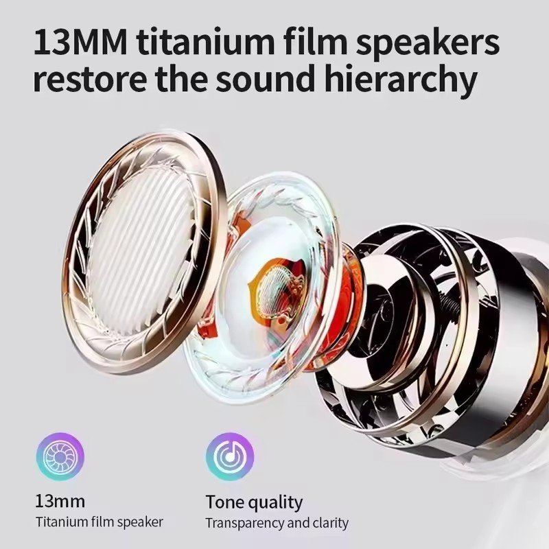 M8 High Quality Wireless Earphones - New In Ear Long Range Private Model Noise Cancelling Earphones