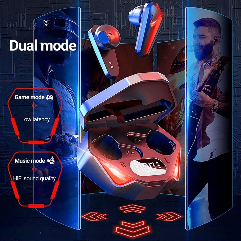 Low Latency Dual-model Sports Led Power Display X15 TWS Wireless Headphone Headset Game Stereo Sound Music Eaarbuds Earphone