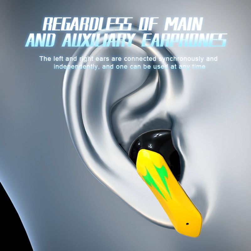 X16 Pro Tws Audifonos Bt 5.2 Headphone Led Game Earphone Low Latency Surround Stereo Wireless Headset Earbuds