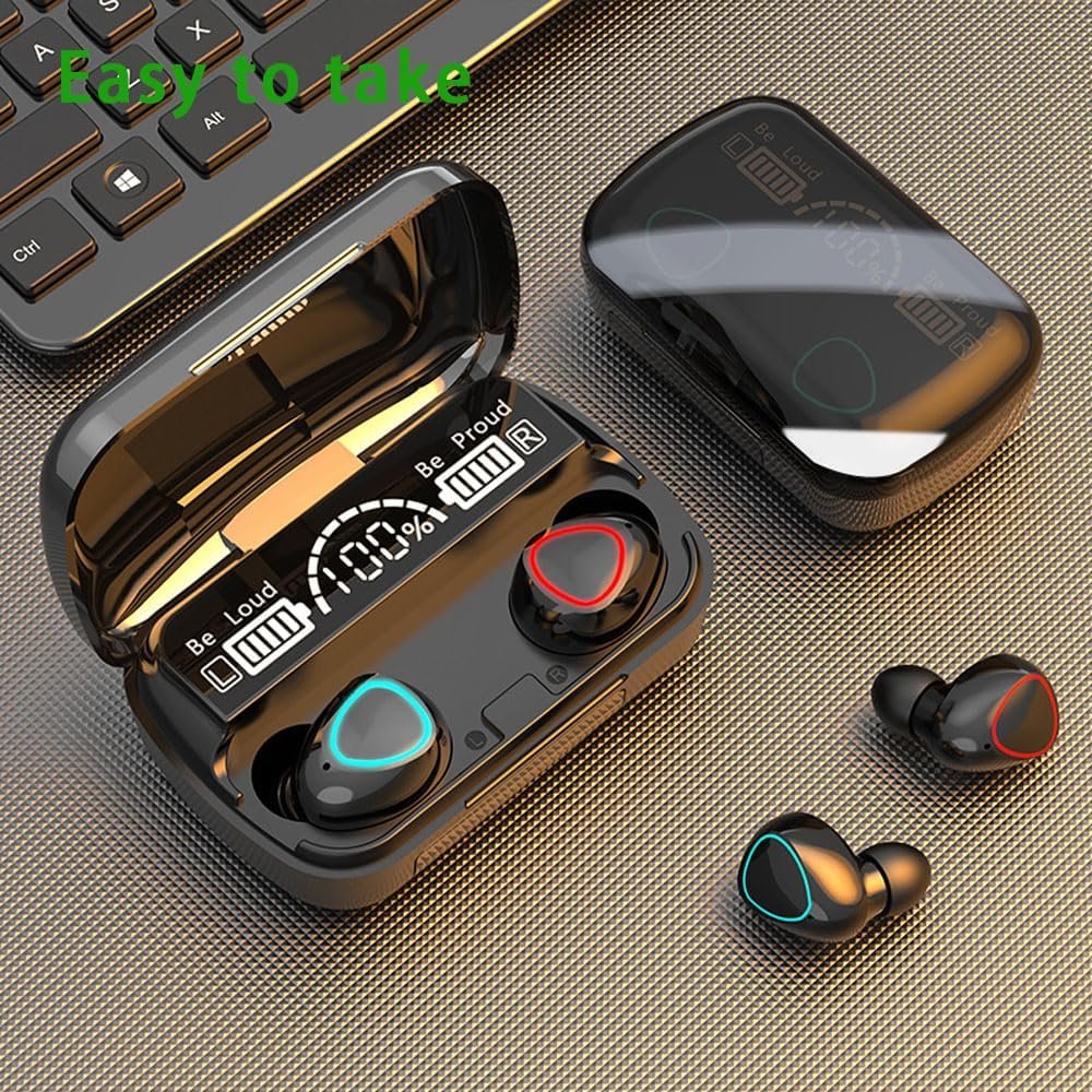 TWS Wireless Earbuds 5.1 TWS Earbuds Full Touch Control Built in Mic Immersive Sound Automatic Connection Earphones