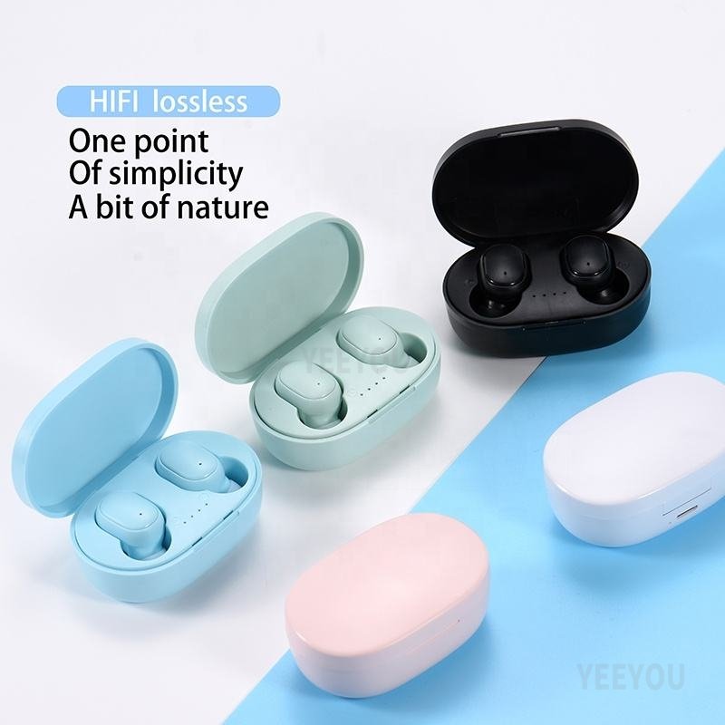 High Quality Wireless BT Earphones A6S TWS Headset Noise Cancelling Earphones With Microphone Headphones For iPhone For Xiaomi