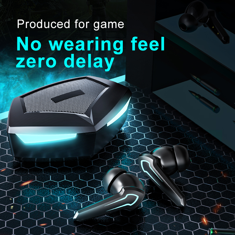 P30 Earphone Low Latency Earbuds Stereo Wireless Headphone Noise Cancelling TWS Headset In-ear Design Gaming Earphone