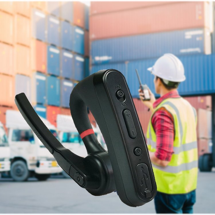 Yyk-520 Single Rotatable Ear-hanging Business Wireless Headphone With Charging Box Handsfree Yyk520 Earphone