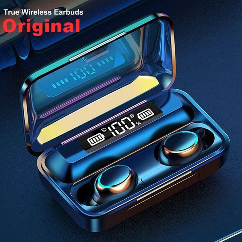 F9-5C TWS V5.0 Earphone 9D Stereo Headphones gaming headset Sport Waterproof Earphones Mini True Wireless Earbuds F9 F9-5